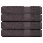 Vidaxl handdoeken frogn 4 st 100x200 cm 360 g m² antraciet