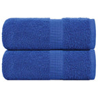 Vidaxl washandjes frogn 2 st 30x30 cm 360 g m² blauw