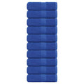 Vidaxl washandjes frogn 10 st 30x30 cm 360 g m² blauw