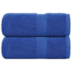 Vidaxl gastendoekjes frogn 2 st 30x50 cm 360 g m² blauw