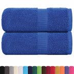 Vidaxl gastendoekjes frogn 2 st 30x50 cm 360 g m² blauw