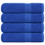 Vidaxl handdoeken frogn 4 st 50x100 cm 360 g m² blauw