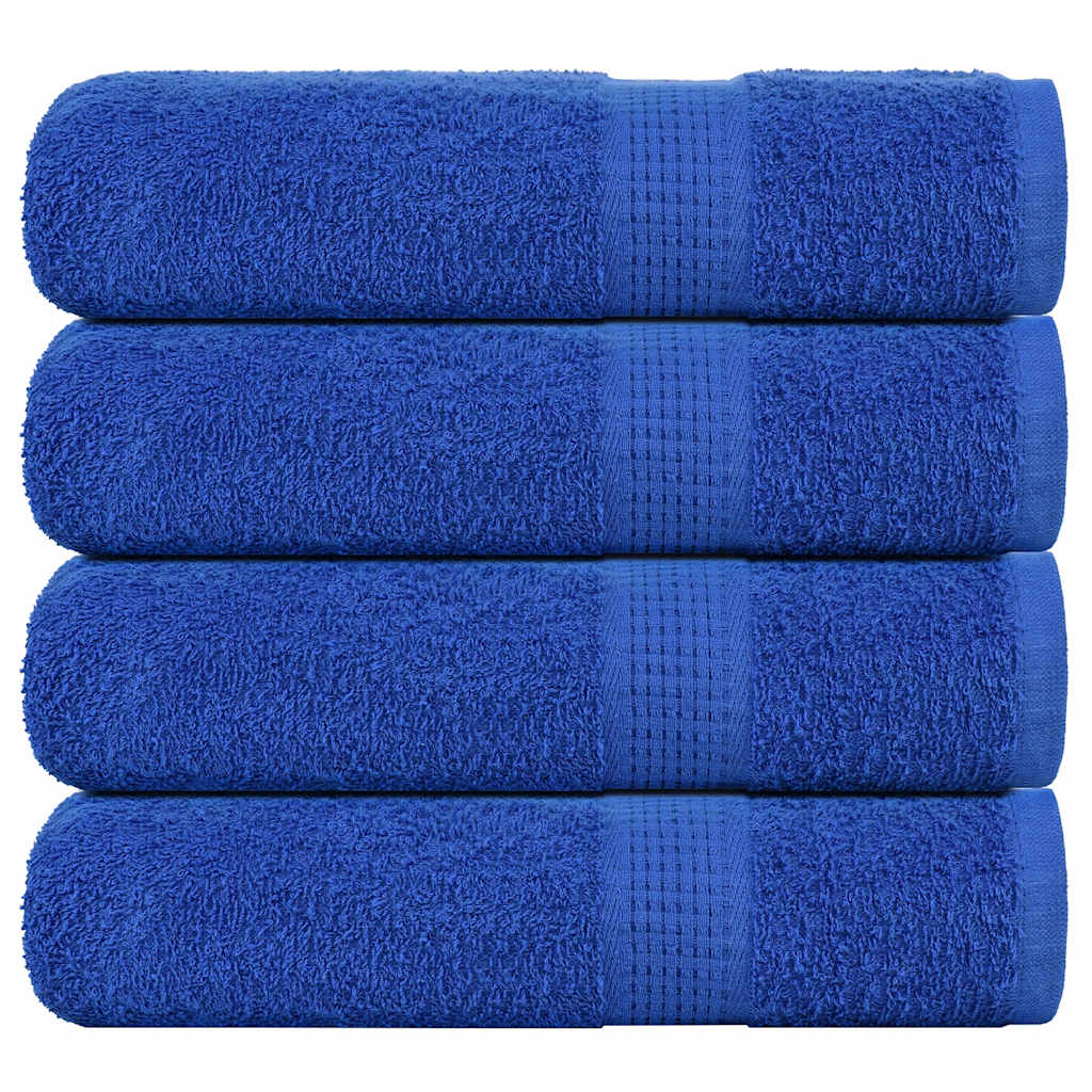 Vidaxl handdoeken frogn 4 st 50x100 cm 360 g m² blauw