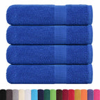 Vidaxl handdoeken frogn 4 st 50x100 cm 360 g m² blauw