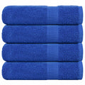 Vidaxl badhanddoeken frogn 4 st 100x150 cm 360 g m² blauw