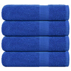 Vidaxl badhanddoeken frogn 4 st 100x150 cm 360 g m² blauw