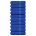 Vidaxl badhanddoeken frogn 10 st 100x150 cm 360 g m² blauw