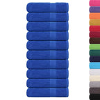 Vidaxl badhanddoeken frogn 10 st 100x150 cm 360 g m² blauw