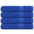 Vidaxl saunahanddoeken frogn 4 st 80x200 cm 360 g m² blauw