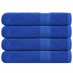 Vidaxl saunahanddoeken frogn 4 st 80x200 cm 360 g m² blauw