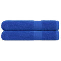 Vidaxl handdoeken frogn 2 st 100x200 cm 360 g m² blauw