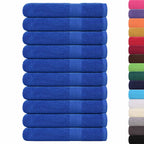 Vidaxl handdoeken frogn 10 st 100x200 cm 360 g m² blauw