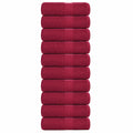 Vidaxl gastendoekjes frogn 10 st 30x50 cm 360 g m² bordeaux