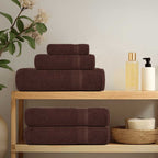 Vidaxl washandjes frogn 4 st 30x30 cm 360 g m² bruin