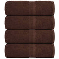 Vidaxl gastendoekjes frogn 4 st 30x50 cm 360 g m² bruin