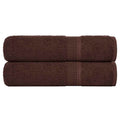 Vidaxl handdoeken frogn 2 st 50x100 cm 360 g m² bruin