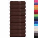 Vidaxl handdoeken frogn 10 st 50x100 cm 360 g m² bruin