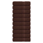 Vidaxl badhanddoeken frogn 10 st 100x150 cm 360 g m² bruin