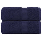 Vidaxl washandjes frogn 2 st 30x30 cm 360 g m² marineblauw