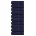Vidaxl washandjes frogn 10 st 30x30 cm 360 g m² marineblauw
