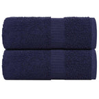 Vidaxl gastendoekjes frogn 2 st 30x50 cm 360 g m² marineblauw