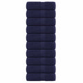 Vidaxl gastendoekjes frogn 10 st 30x50 cm 360 g m² marineblauw