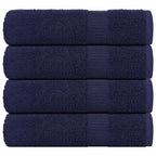 Vidaxl handdoeken frogn 4 st 50x100 cm 360 g m² marineblauw