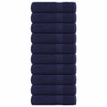 Vidaxl handdoeken frogn 10 st 50x100 cm 360 g m² marineblauw