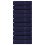 Vidaxl douchehanddoeken 10 st 70x140cm 360g m² 100% katoen marineblauw