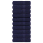 Vidaxl badhanddoeken frogn 10 st 100x150 cm 360 g m² marineblauw