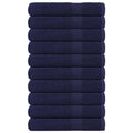 Vidaxl handdoeken frogn 10 st 100x200 cm 360 g m² marineblauw