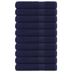 Vidaxl handdoeken frogn 10 st 100x200 cm 360 g m² marineblauw