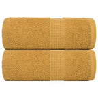 Vidaxl washandjes frogn 2 st 30x30 cm 360 g m² goud