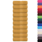 Vidaxl washandjes frogn 10 st 30x30 cm 360 g m² goud