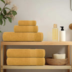 Vidaxl gastendoekjes frogn 2 st 30x50 cm 360 g m² goud