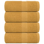 Vidaxl gastendoekjes frogn 4 st 30x50 cm 360 g m² goud