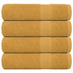 Vidaxl handdoeken frogn 4 st 50x100 cm 360 g m² goud