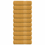Vidaxl handdoeken frogn 10 st 50x100 cm 360 g m² goud