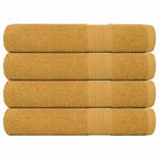 Vidaxl handdoeken frogn 4 st 100x200 cm 360 g m² goud