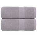 Vidaxl washandjes frogn 2 st 30x30 cm 360 g m² grijs