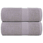 Vidaxl washandjes frogn 2 st 30x30 cm 360 g m² grijs