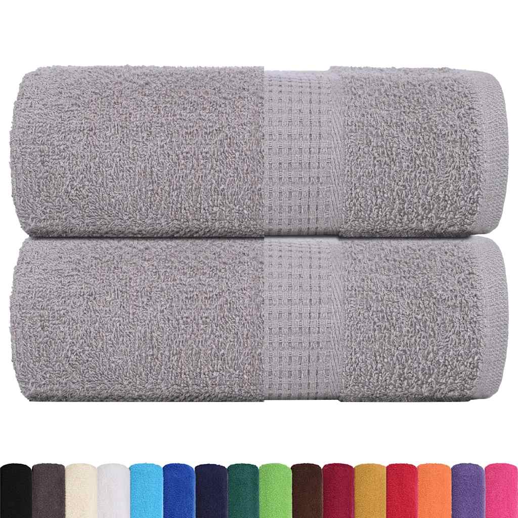 Vidaxl gastendoekjes frogn 2 st 30x50 cm 360 g m² grijs