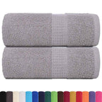 Vidaxl gastendoekjes frogn 2 st 30x50 cm 360 g m² grijs