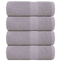 Vidaxl gastendoekjes frogn 4 st 30x50 cm 360 g m² grijs