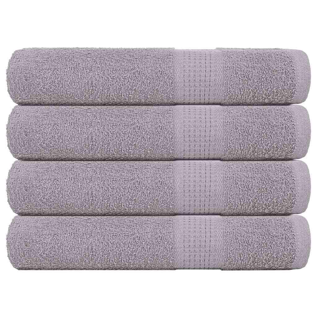 Vidaxl saunahanddoeken frogn 4 st 80x200 cm 360 g m² grijs
