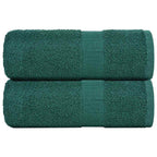 Vidaxl washandjes 2 stuks frogn groen 30x30 cm 100% katoen
