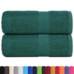 Vidaxl washandjes 2 stuks frogn groen 30x30 cm 100% katoen