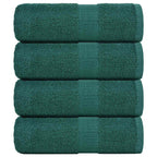 Vidaxl zeepdoekjes 4 st 30x30 cm 360 g m² 100% katoen groen