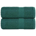 Vidaxl gastendoekjes 2 st 30x50 cm 360 g m² 100% katoen groen
