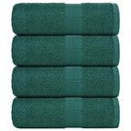 Vidaxl gastendoekjes 4 st 30x50 cm 360 g m² 100% katoen groen